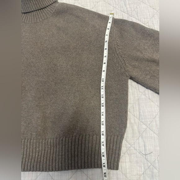 H&M Taupe Turtleneck •	Cropped Sweater - Picture 8 of 10